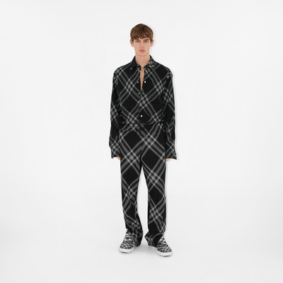 Burberry Check Knit Box Sneakers outlook