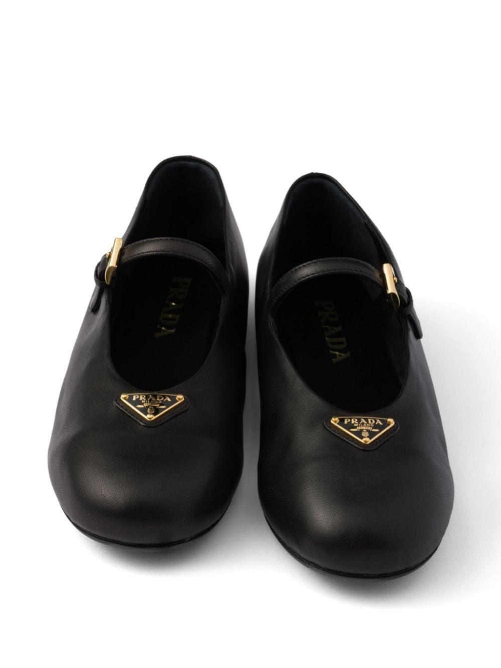 enamel logo ballerina shoes - 5