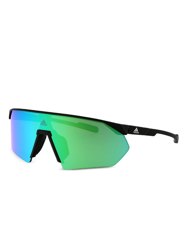 geometric-frame sunglasses 1