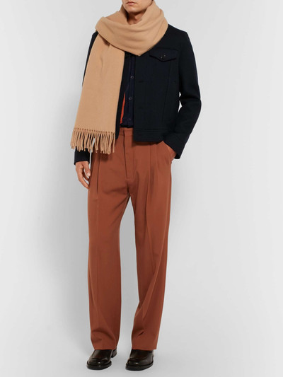 Acne Studios Fringed Wool Scarf outlook