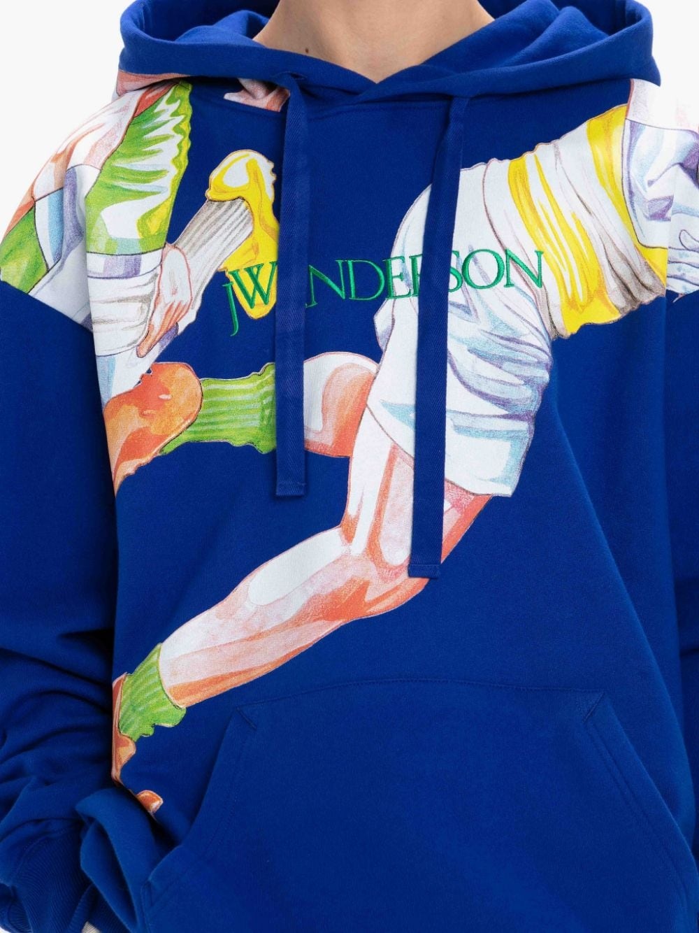 CLASSIC RUGBY PRINT HOODIE - 5