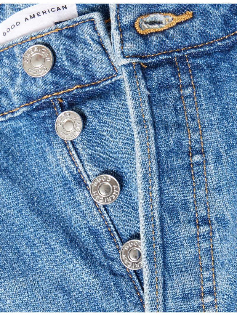 High-Rise Wide-Leg Denim Jeans 6