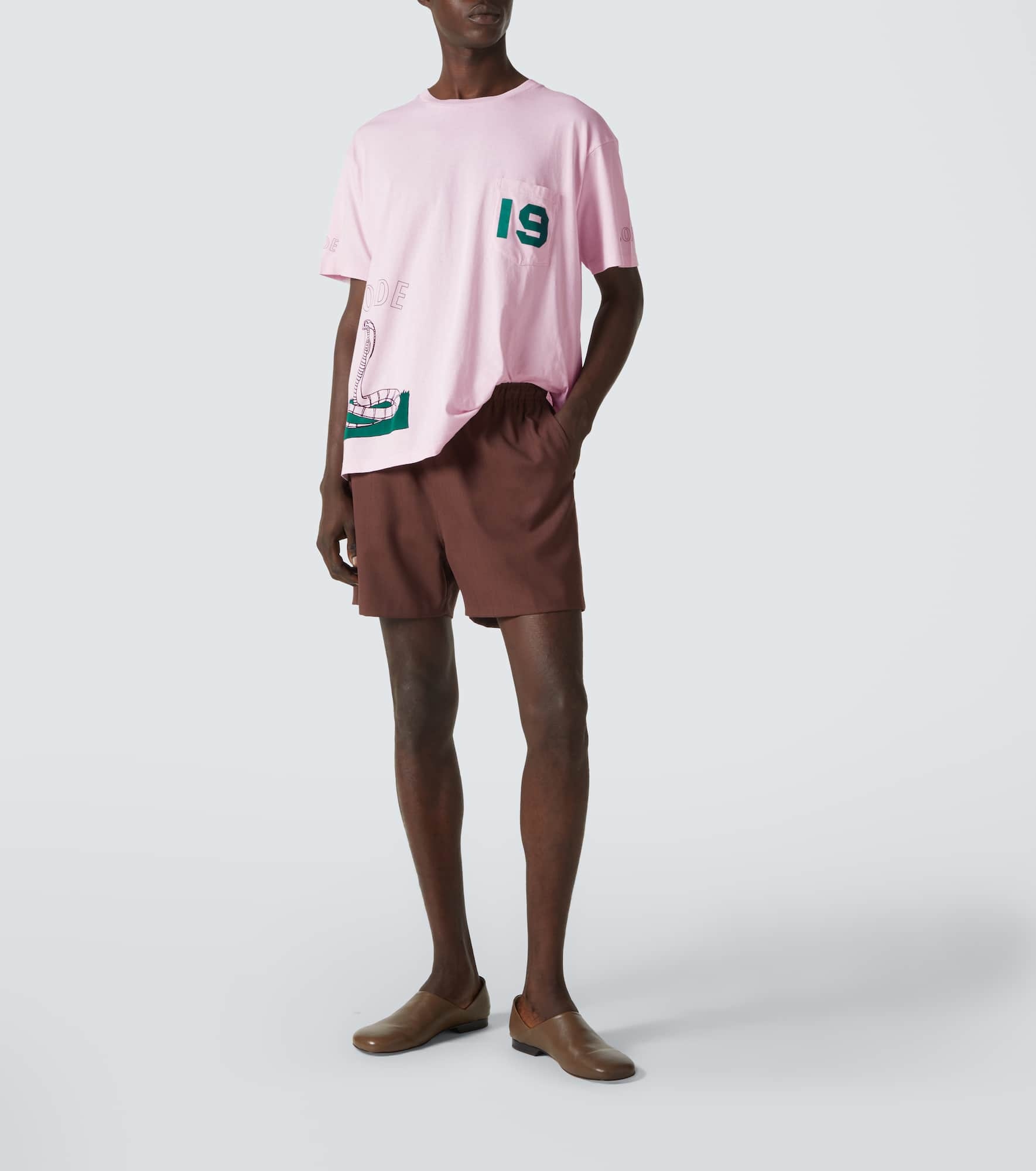 Cobra printed cotton jersey T-shirt - 2