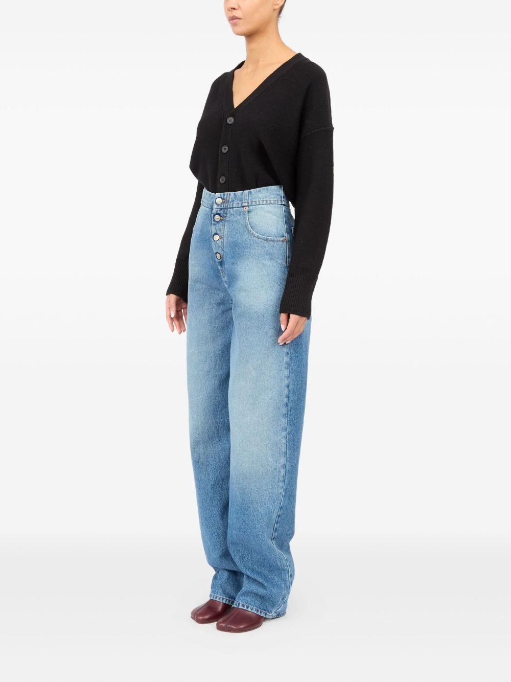 wide-leg jeans - 5