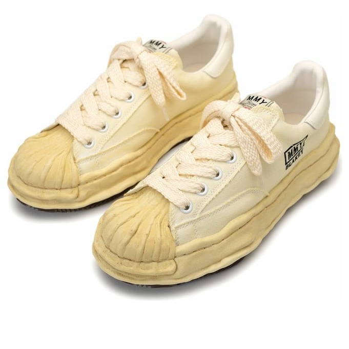 Maison MIHARA YASUHIRO Blakey VL OG Sole Canvas Low 'White' A11FW716-WHITE - 2