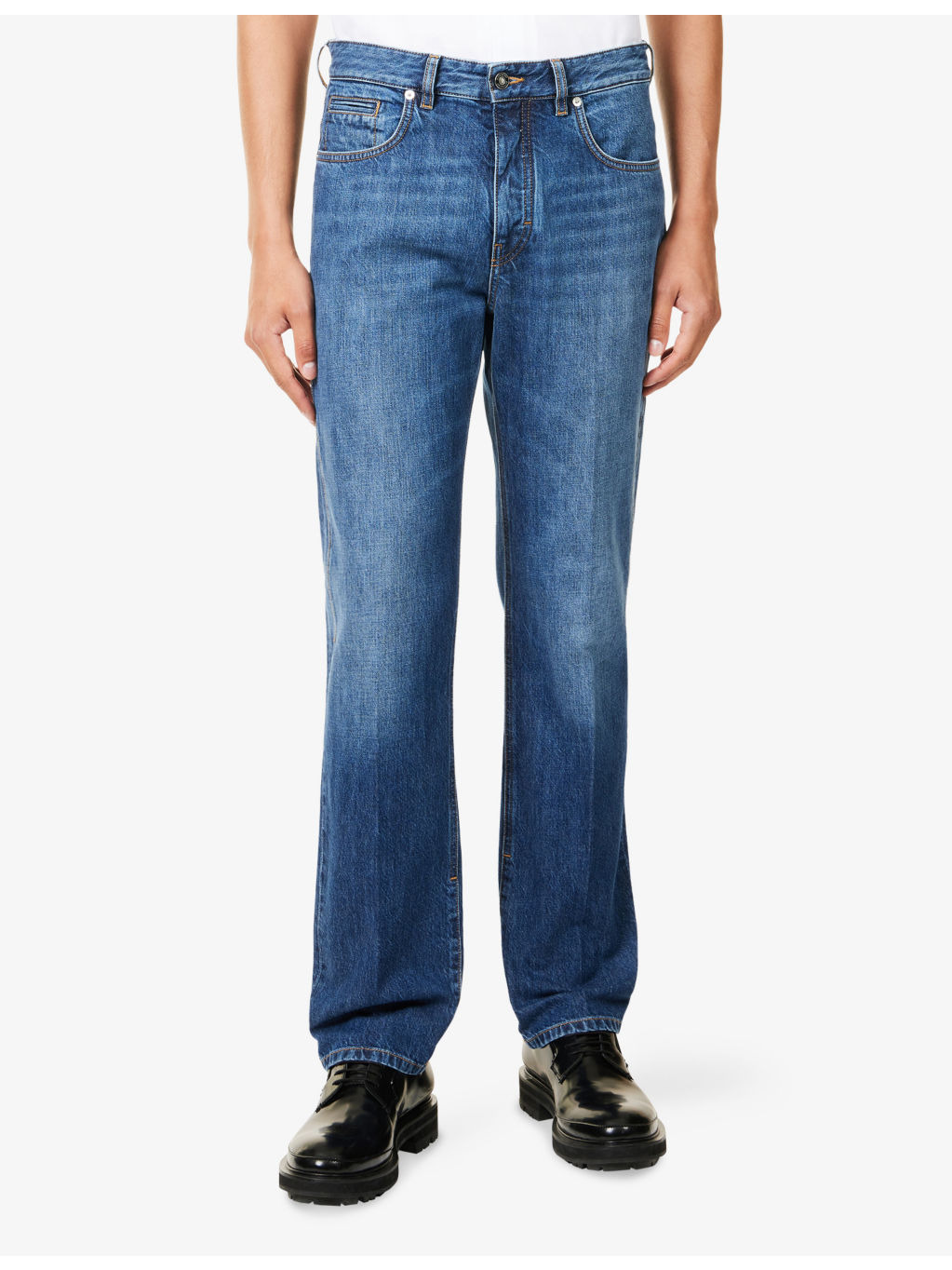 Regular-Fit Straight-Leg Denim Jeans - 3