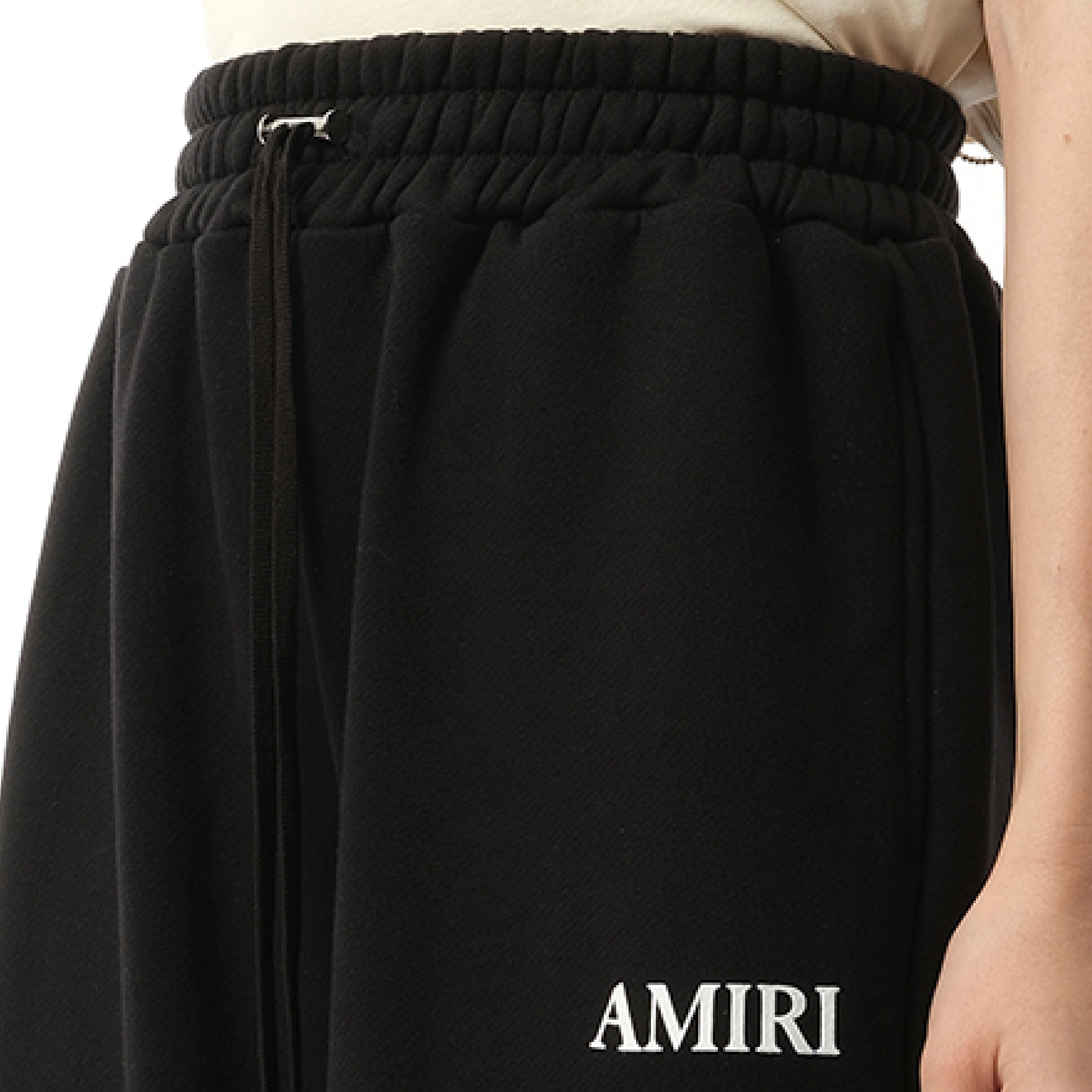Core logo Flare Sweatpant in Black - 3