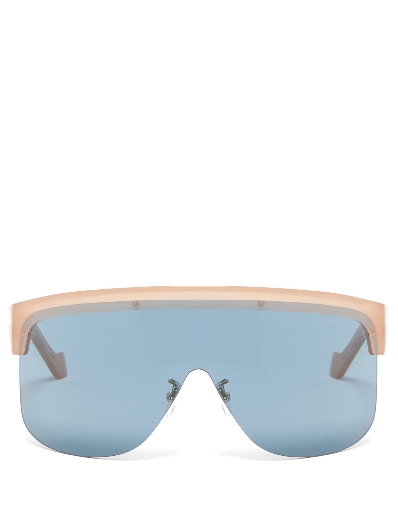 Show D-frame visor sunglasses - 1