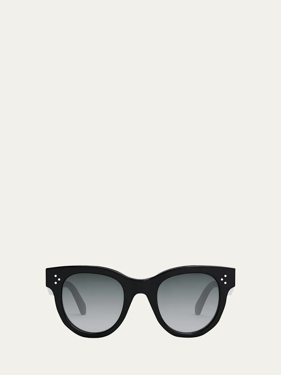 Tortoiseshell Acetate Cat-Eye Sunglasses - 1