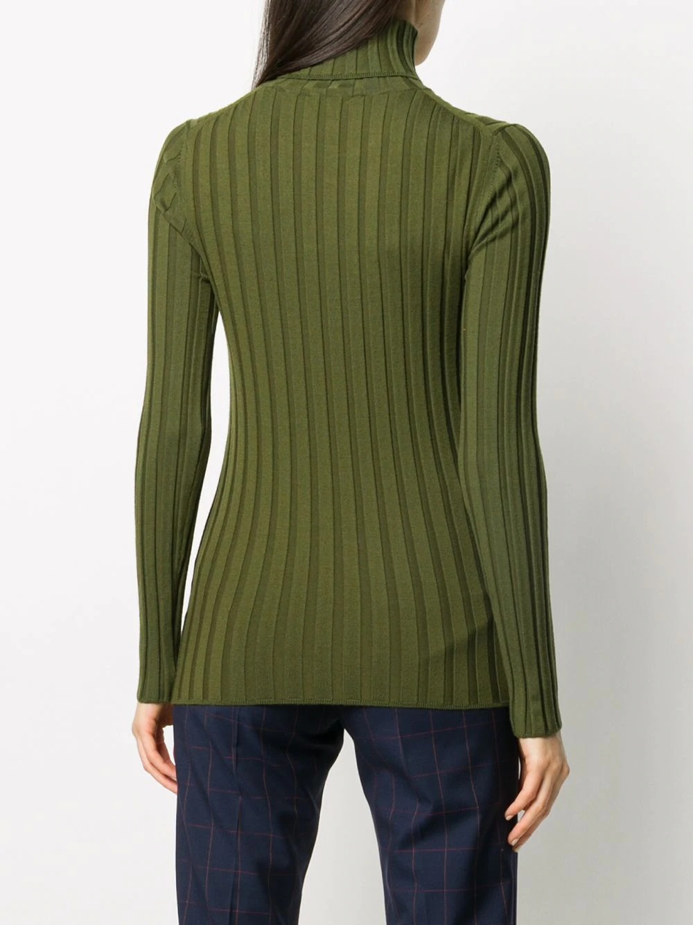 ribbed roll-neck jumper - 4