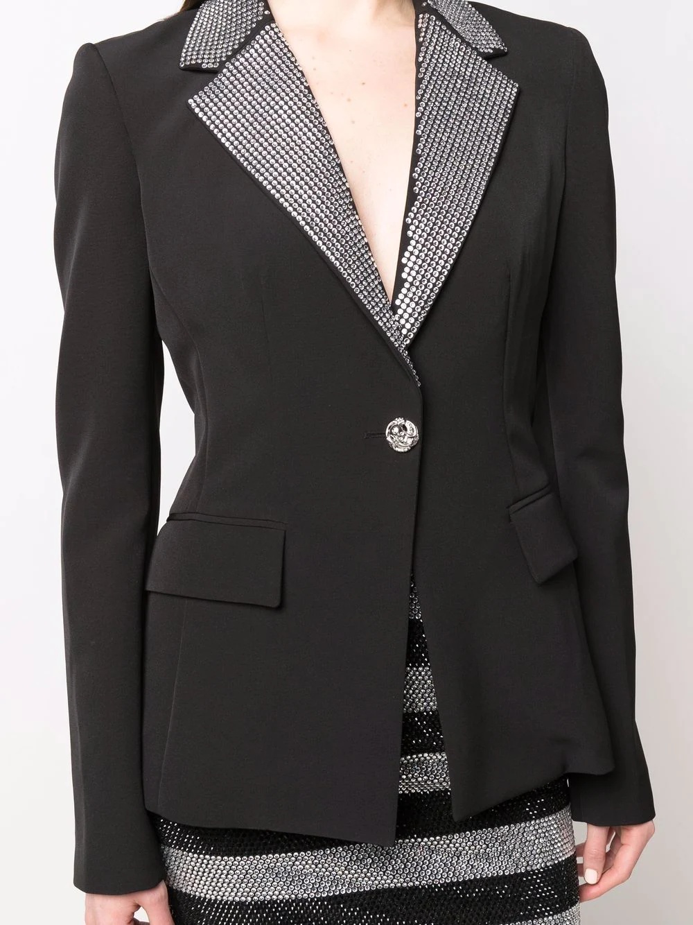 Cady crystal-embellished blazer - 5