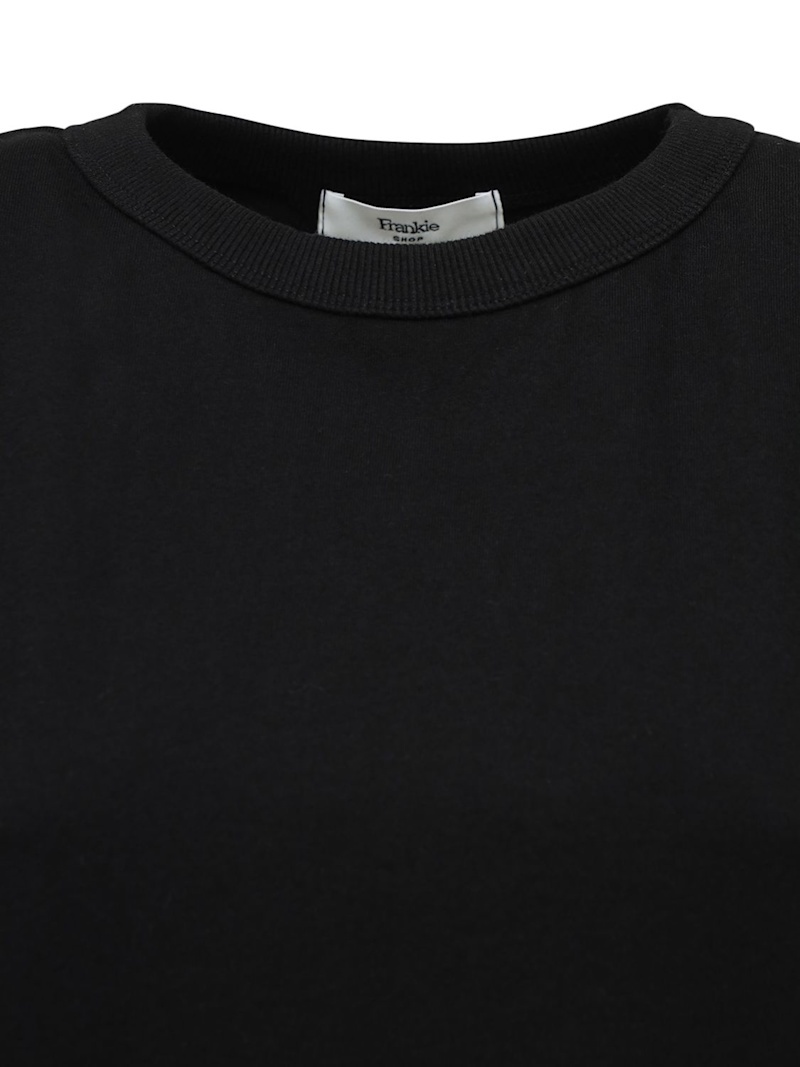 Eva cotton t-shirt w/ padded shoulders - 3