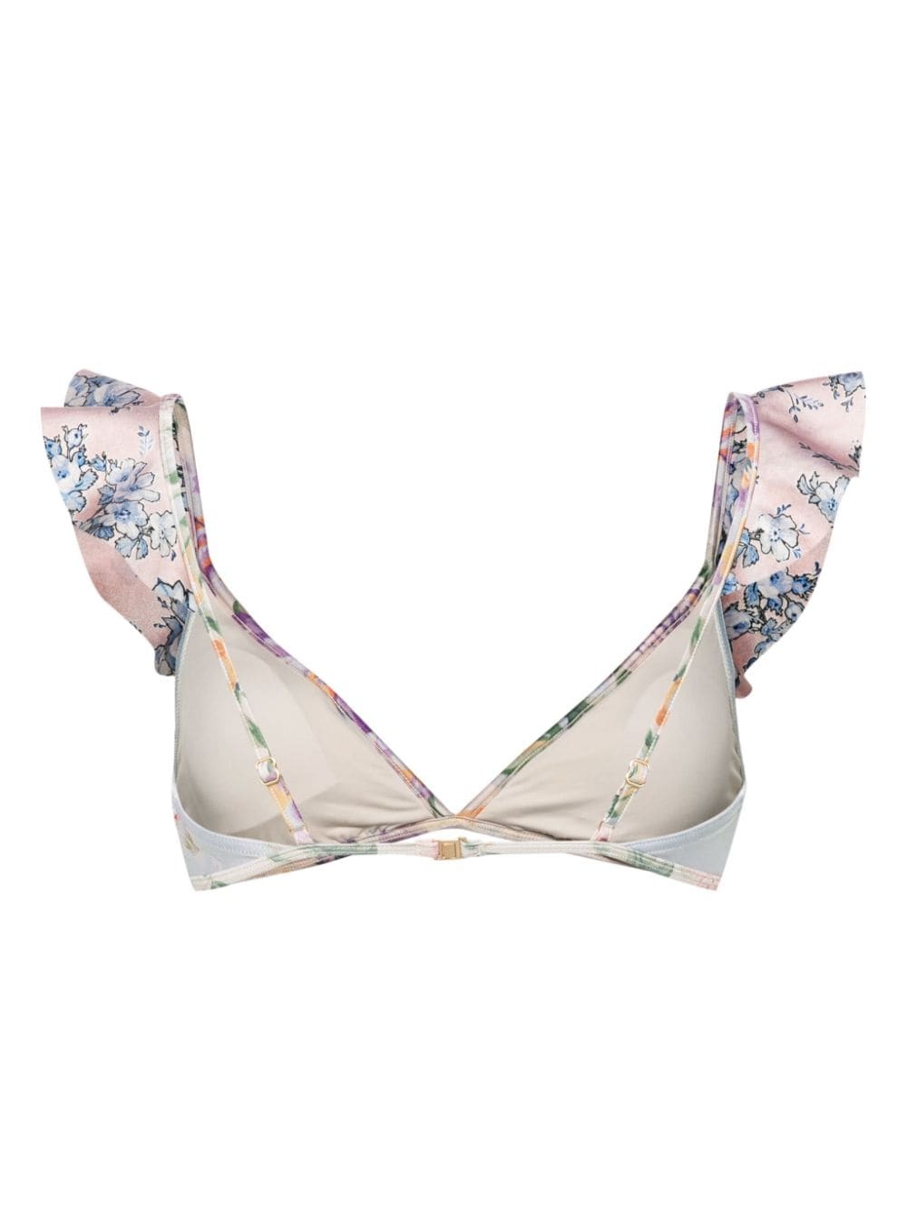 Halliday Spliced Frill bikini top - 2