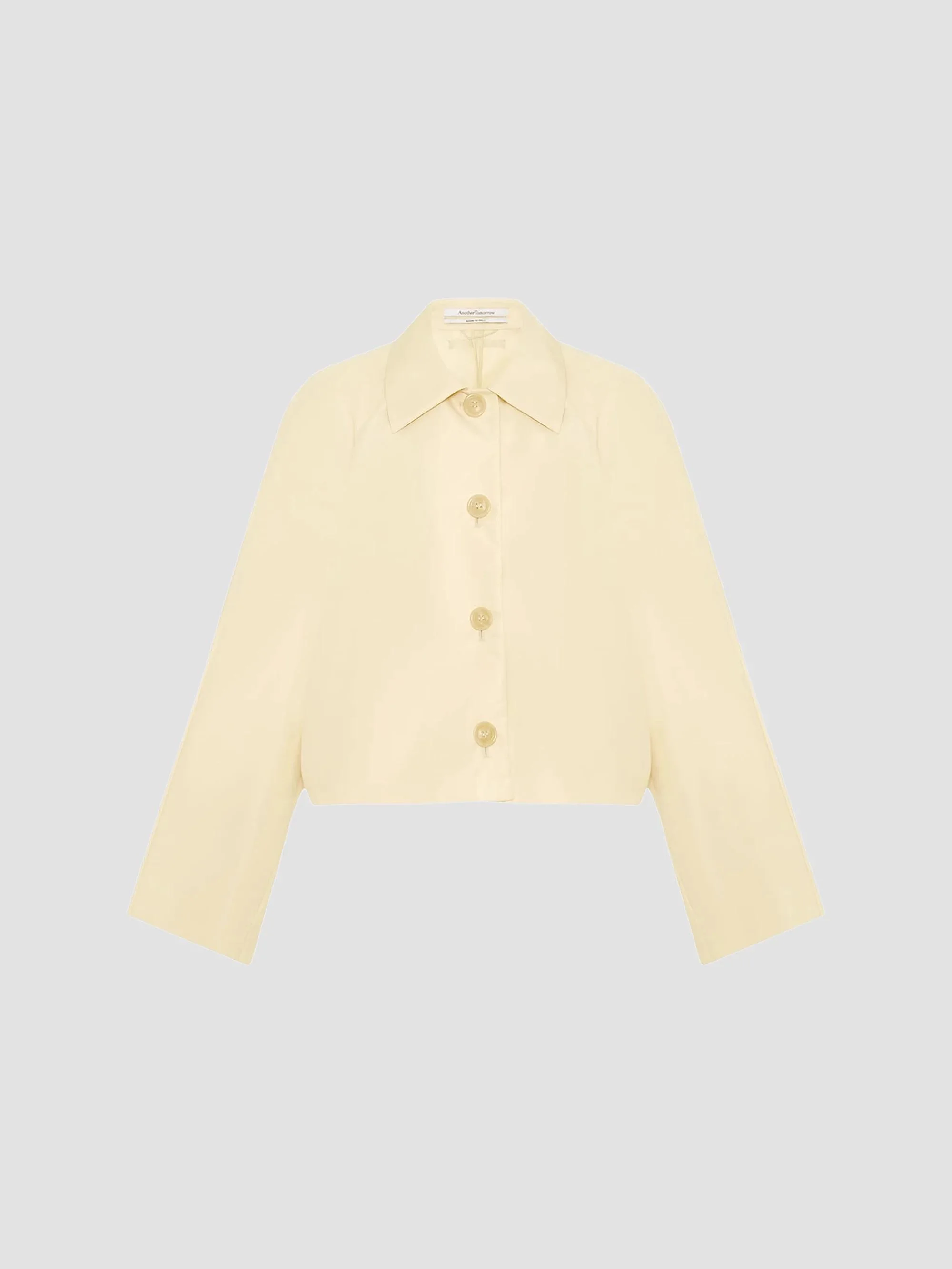 Women's Short Balmacaan Jacket - Sand - 1