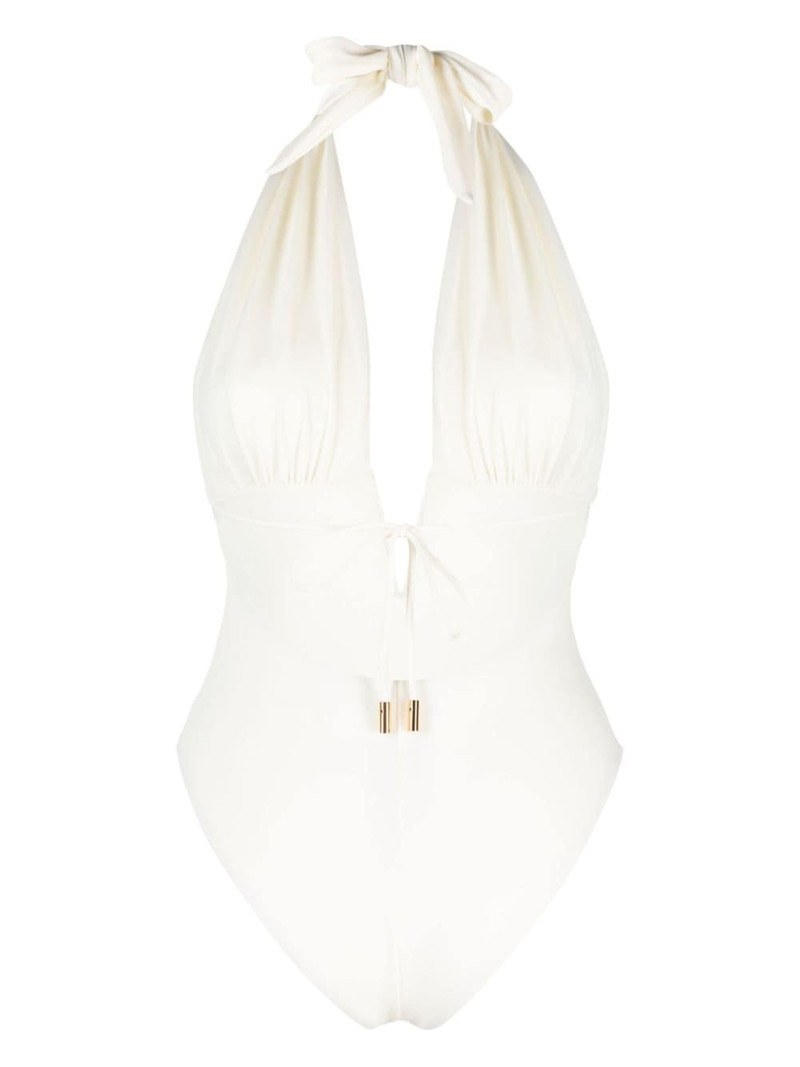 TOM FORD plunging-V-neck swimsuit outlook