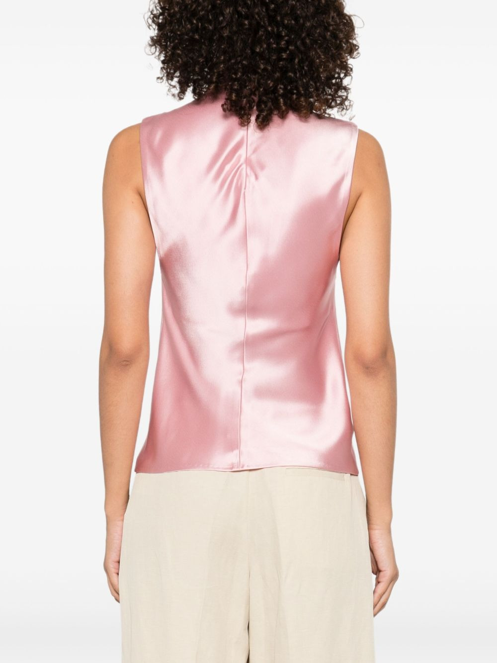 high-neck sleeveless top - 4