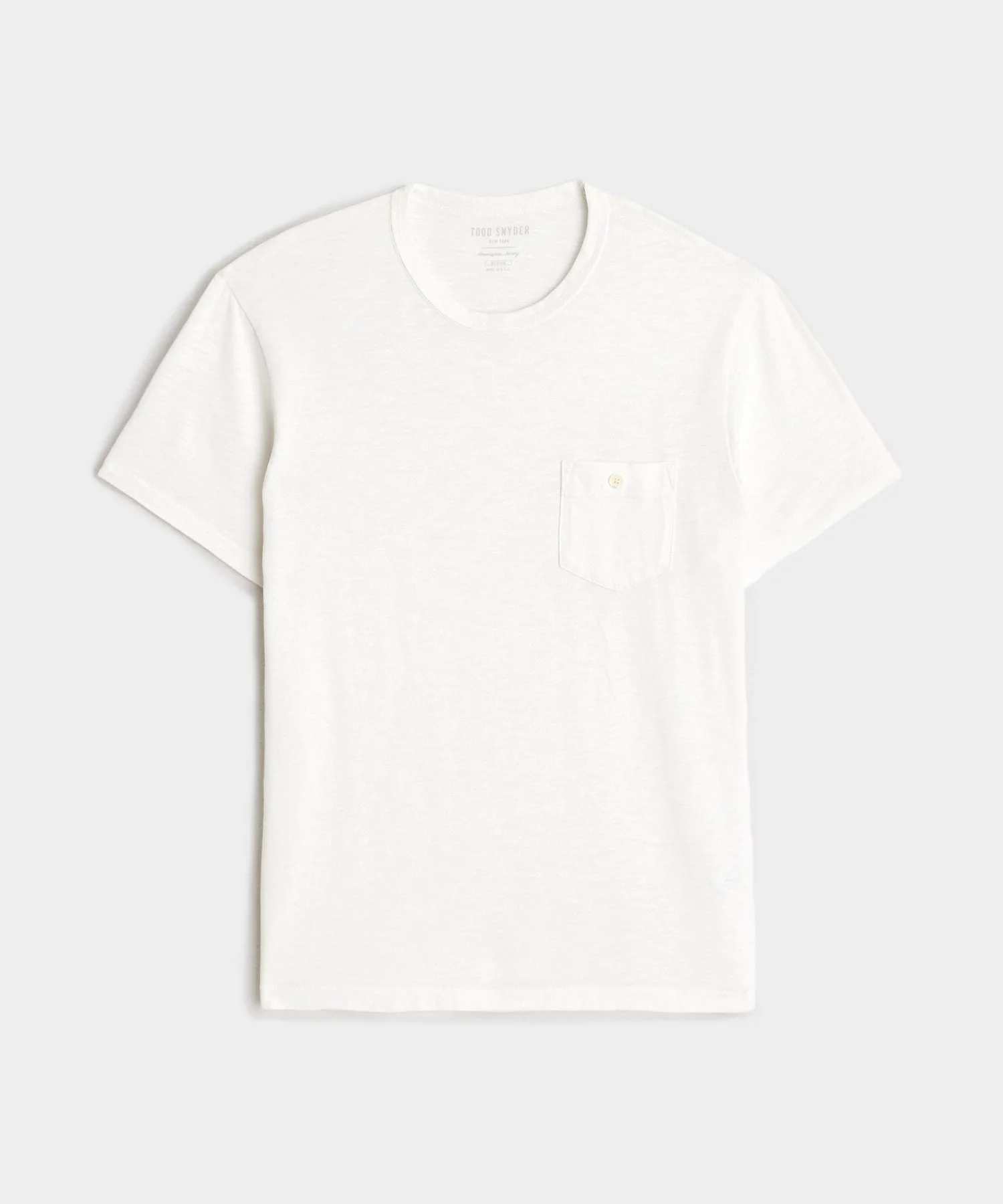 Made in L.A. Homespun Slub Pocket Tee - 1