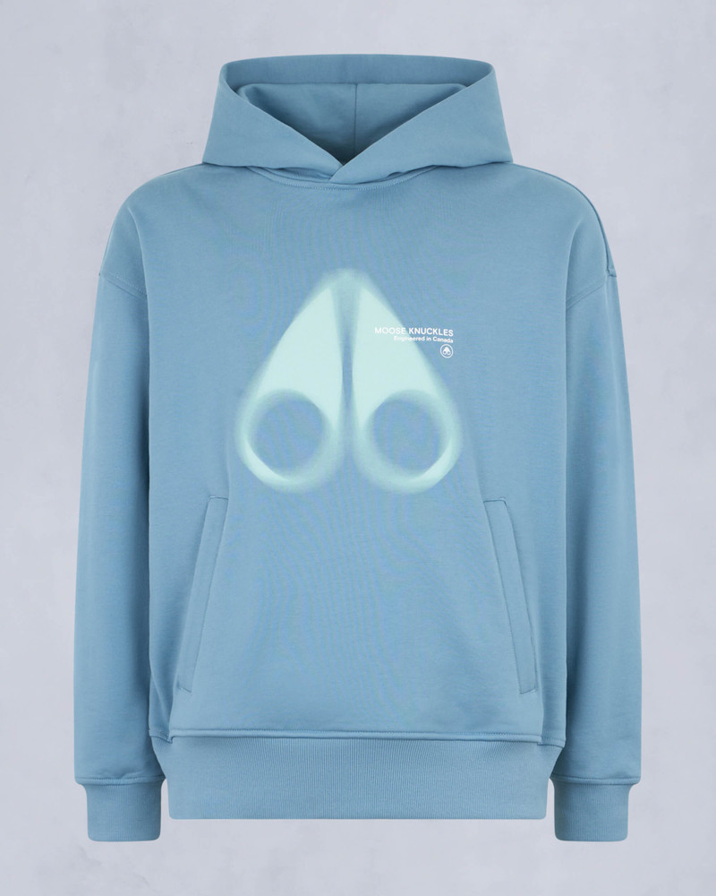 MAURICE PULLOVER HOODIE-SEA - 1