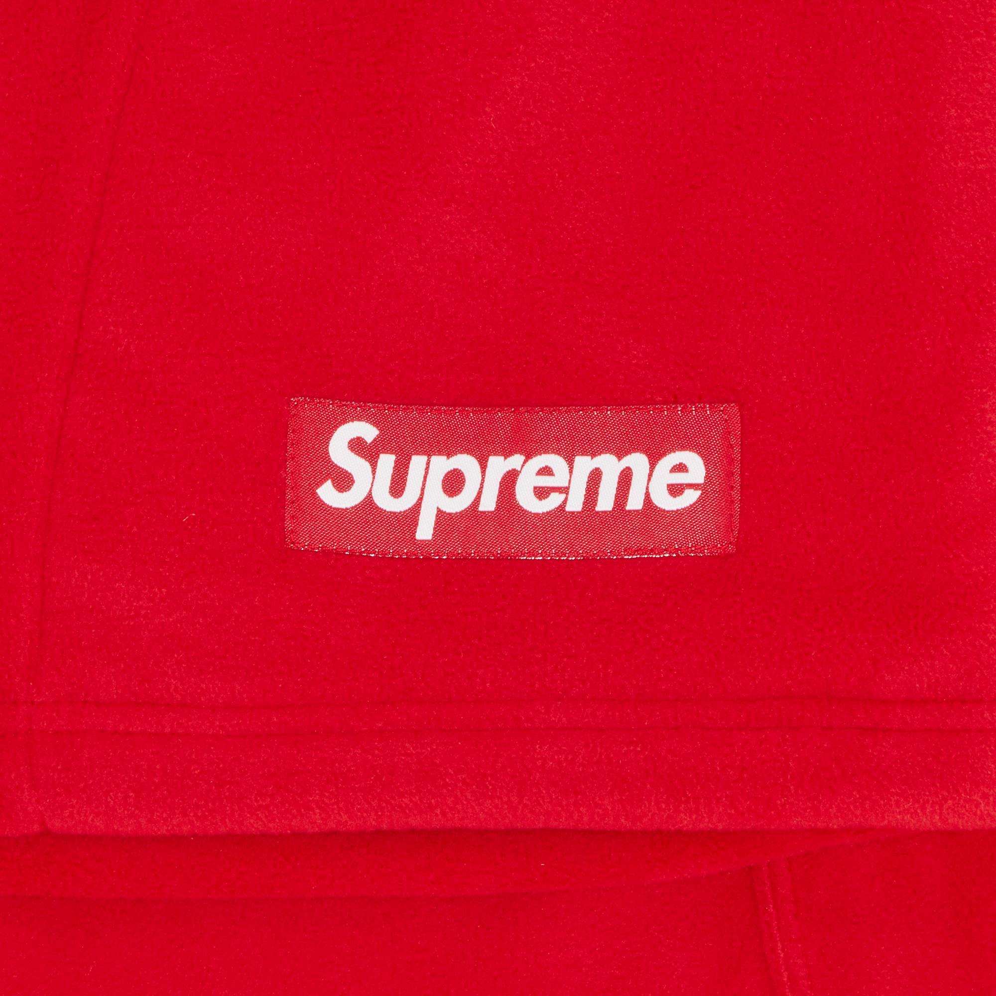 Supreme Supreme x Polartec Mock Neck Pullover 'Red' | REVERSIBLE