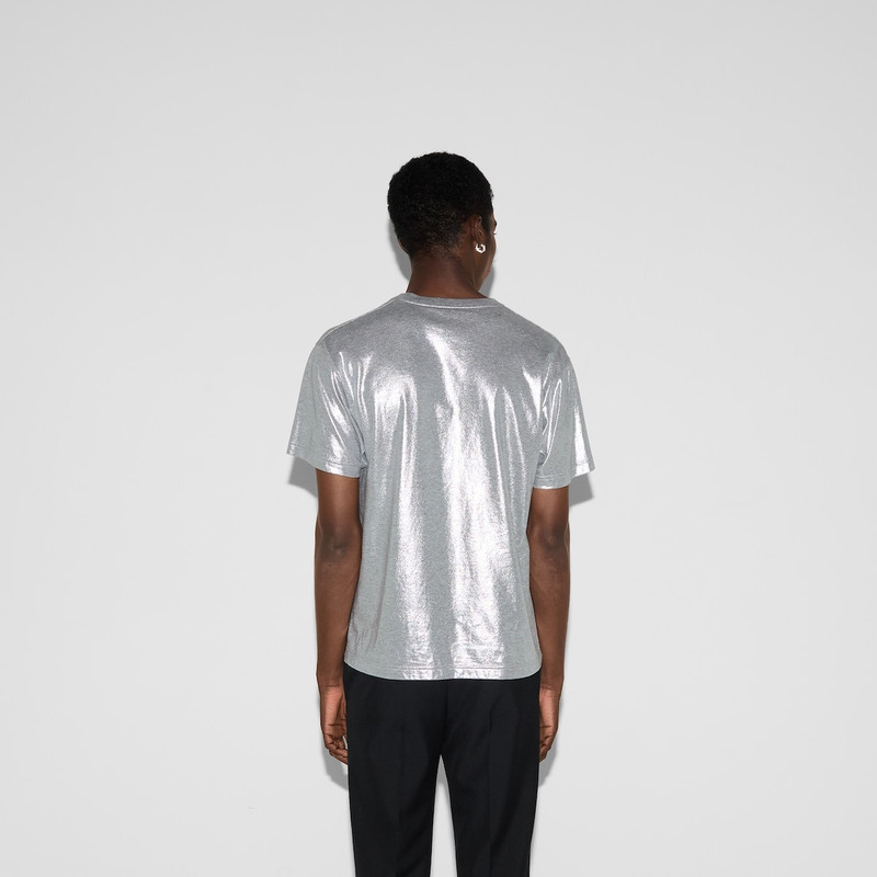 Printed cotton jersey T-shirt 4