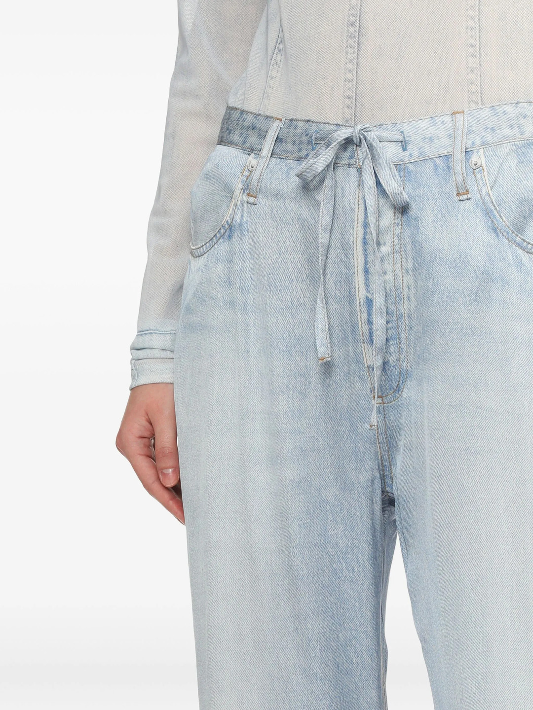 Miramar Satin Phoebe Drawsting Jeans - 5
