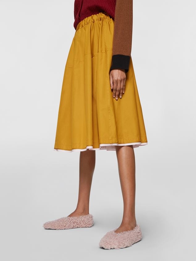 COTTON POPLIN BALLOON SKIRT - 5