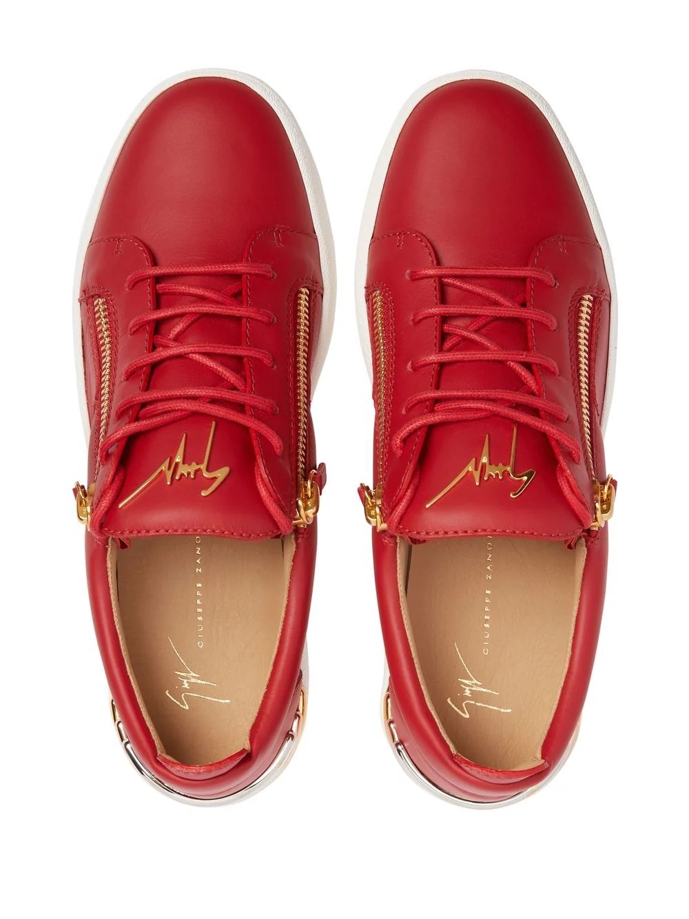 Frankie zip-detail sneakers - 4