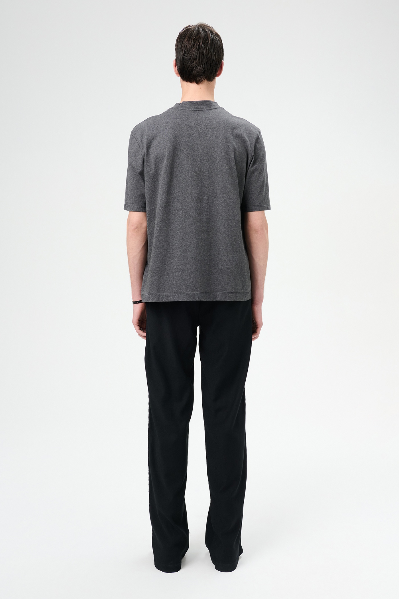Big T-Shirt Dark Grey Melange - 5