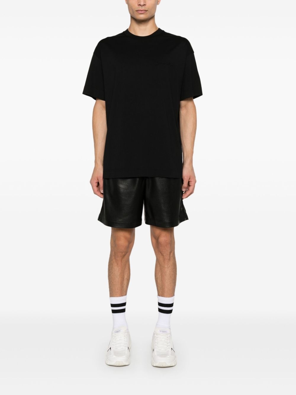 logo-embossed T-shirt - 2