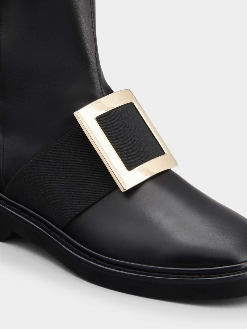 Viv' Rangers Metal Buckle Boots in Leather 3