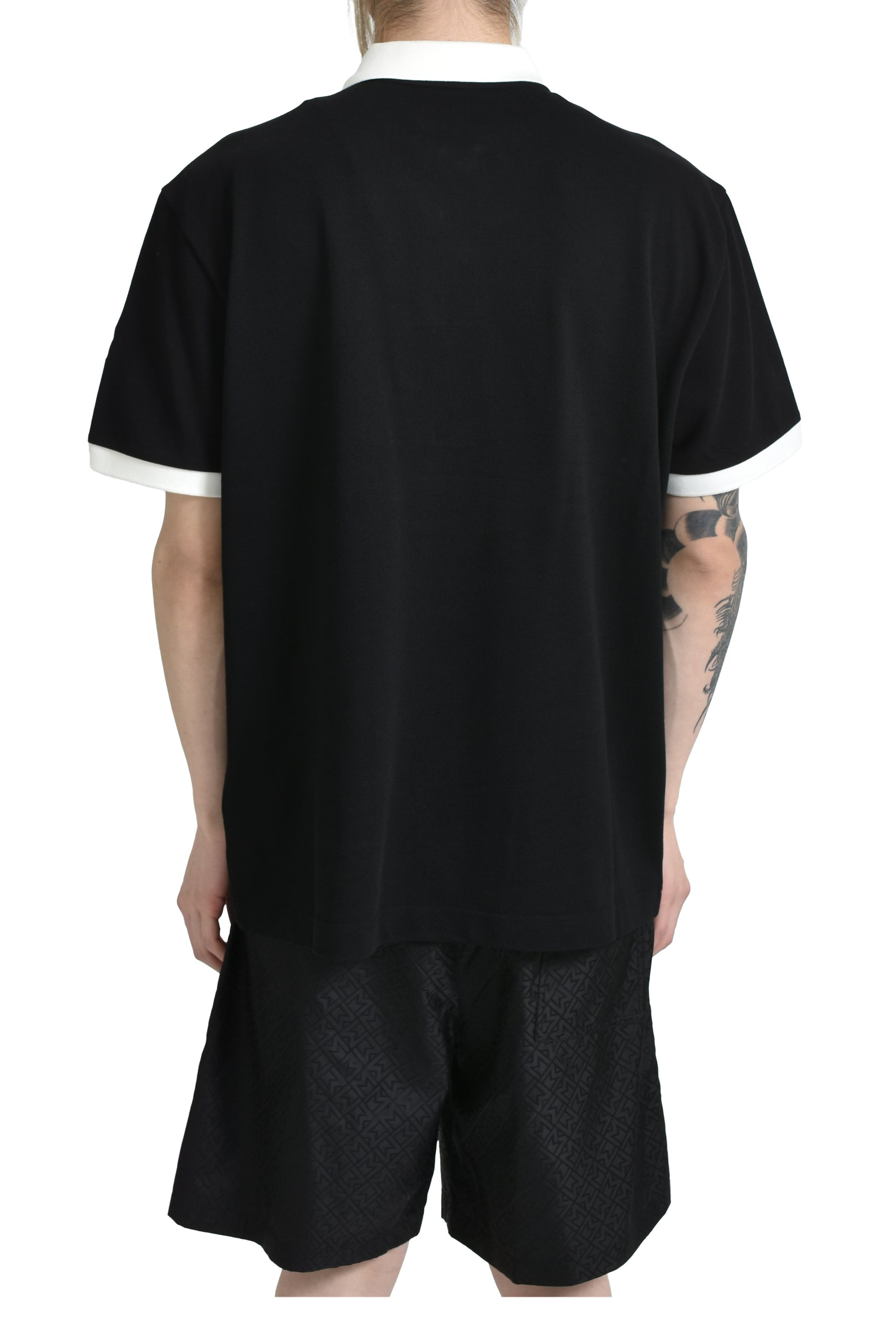 EMBROIDERED LOGO SS POLO / BLK - 2