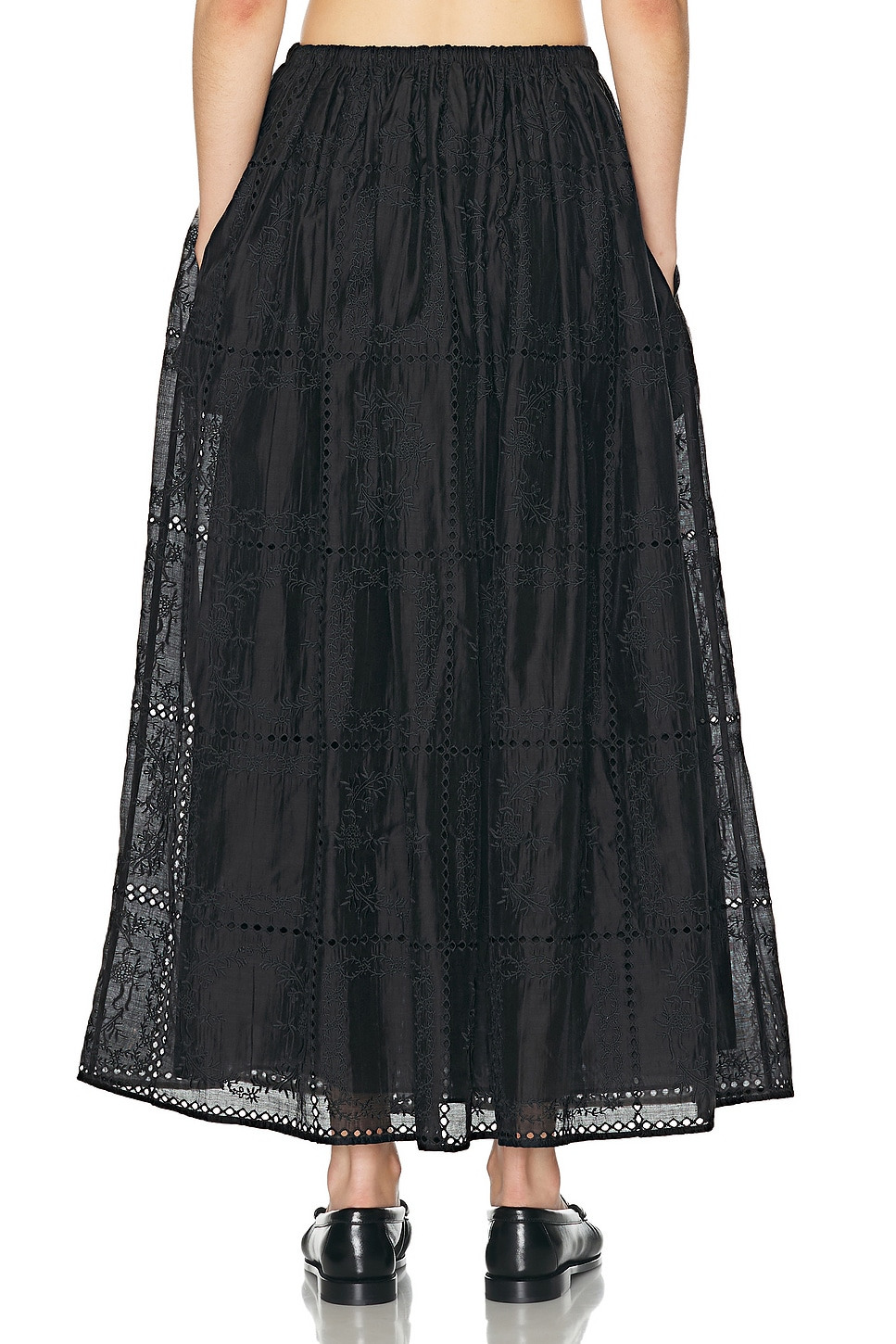 Handkerchief Midi Skirt - 3