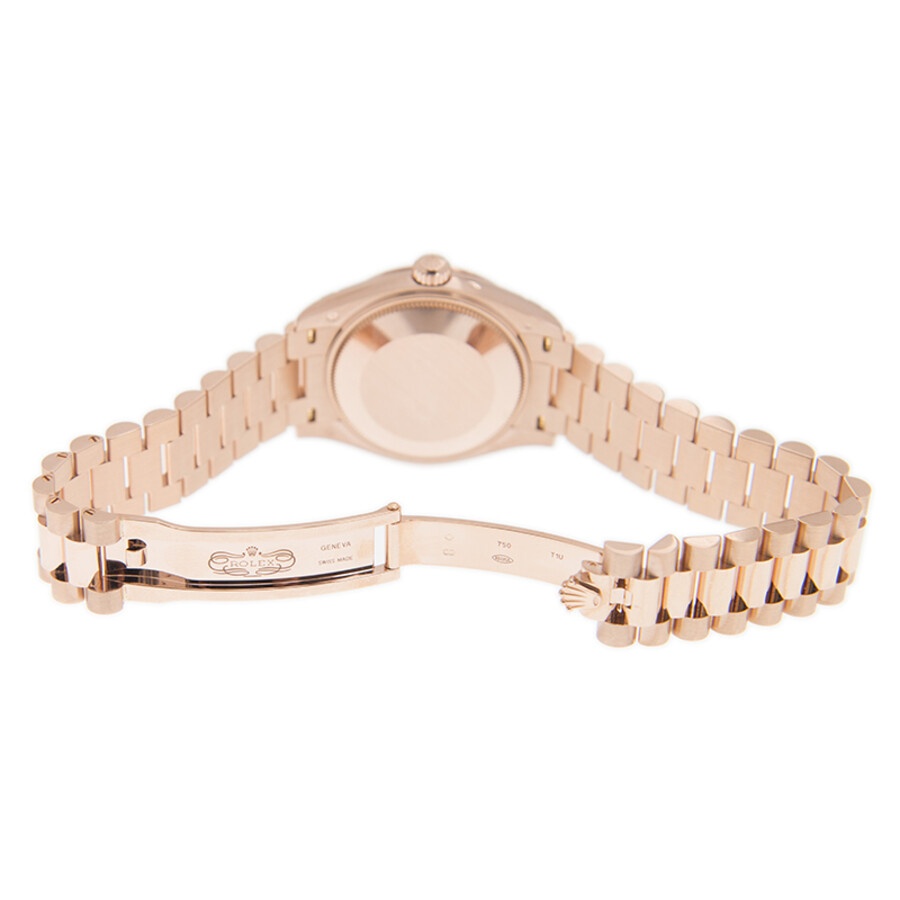 Rolex Datejust 31 Chocolate Diamond Dial Ladies 18kt Everose Gold President Watch 278275CHDP - 6