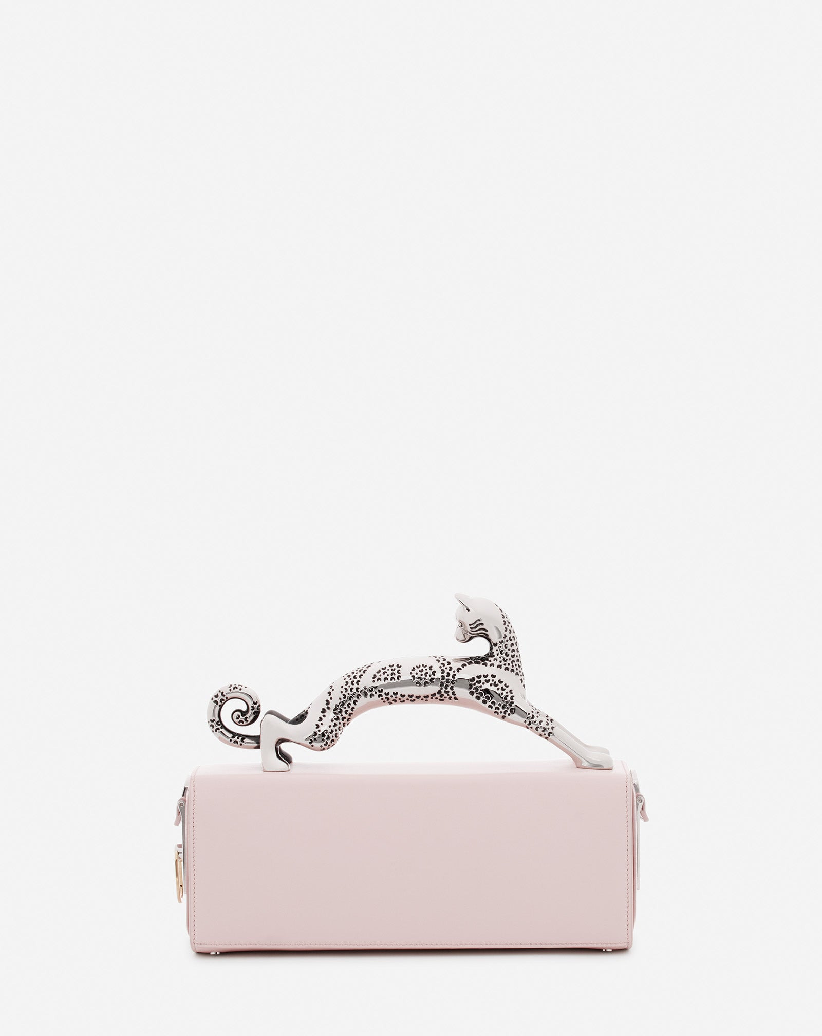 MEDIUM LEATHER PENCIL CAT BAG - 4