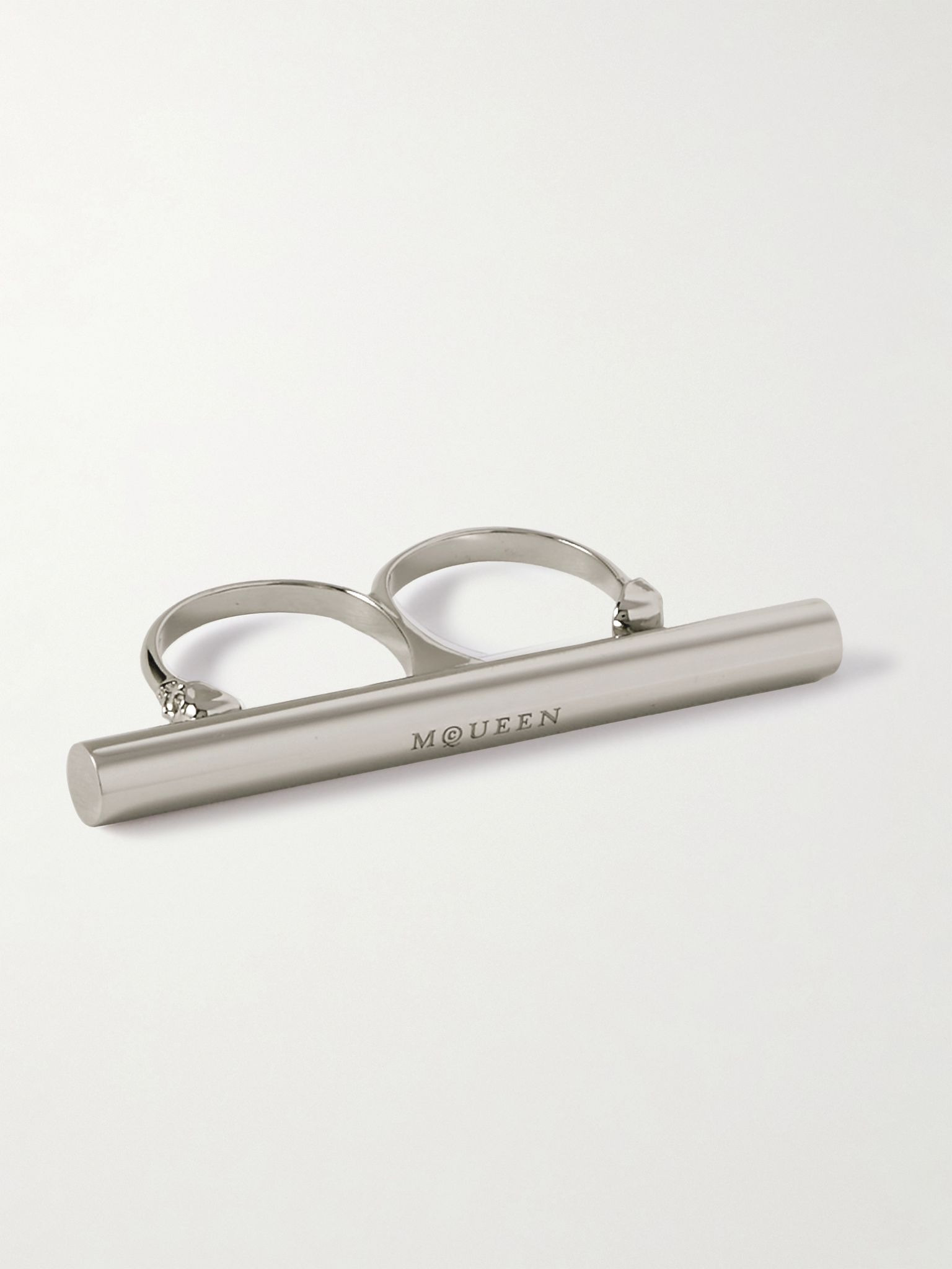 T-Bar' silver-tone ring Silver - 1