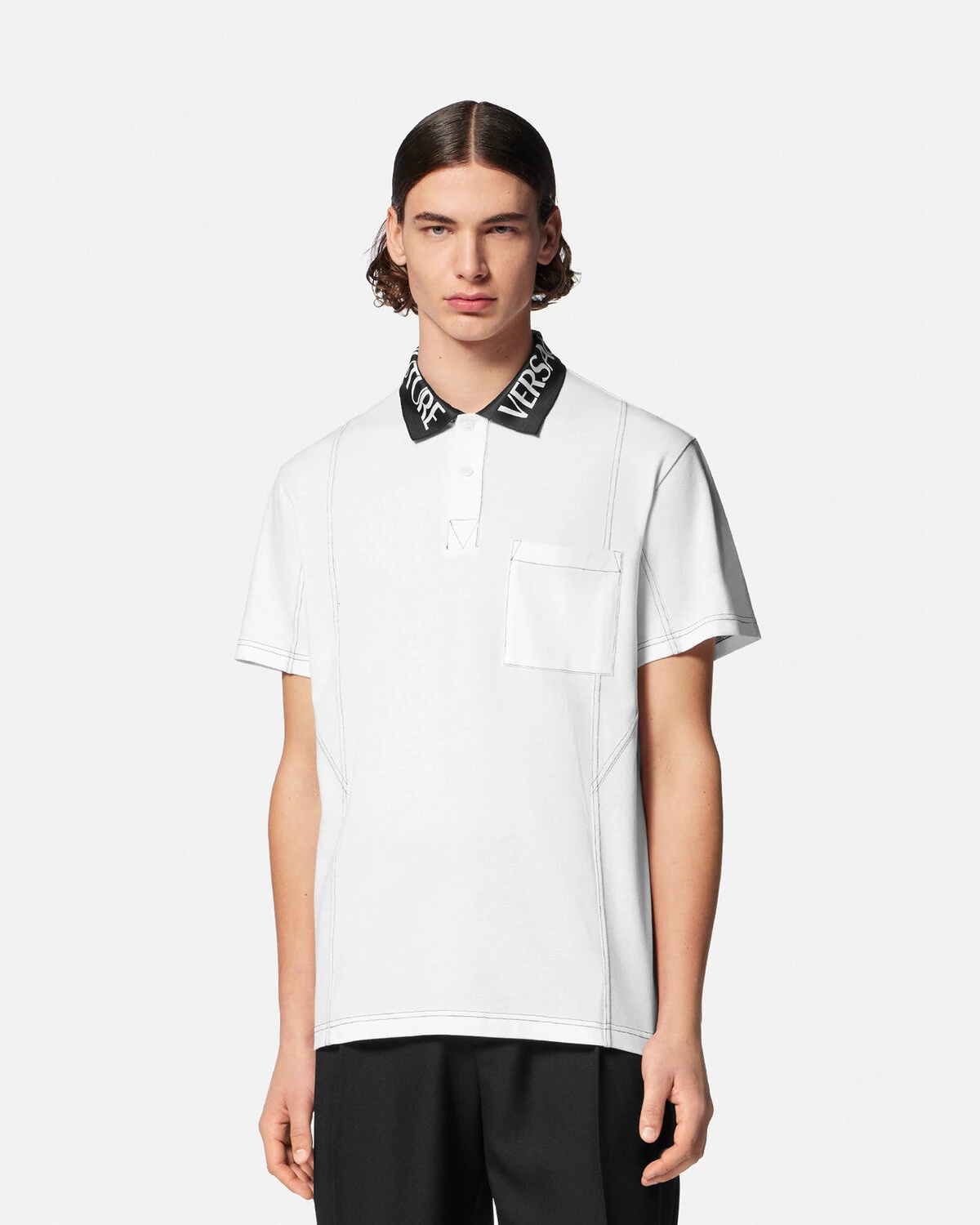 Logo Short-Sleeved Polo Shirt - 3