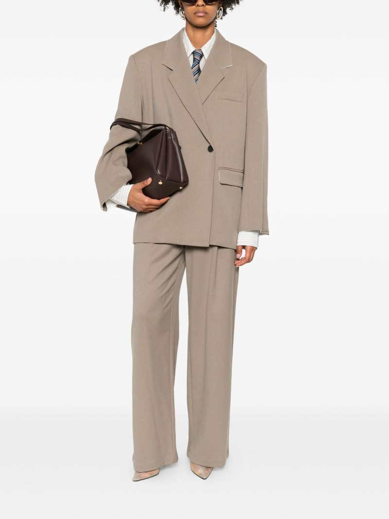 ELEH double-breasted cotton jacket outlook