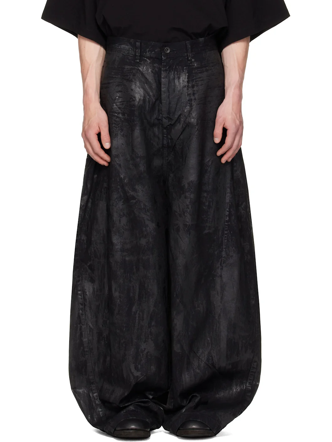 Black Coated DK Jeans - 1