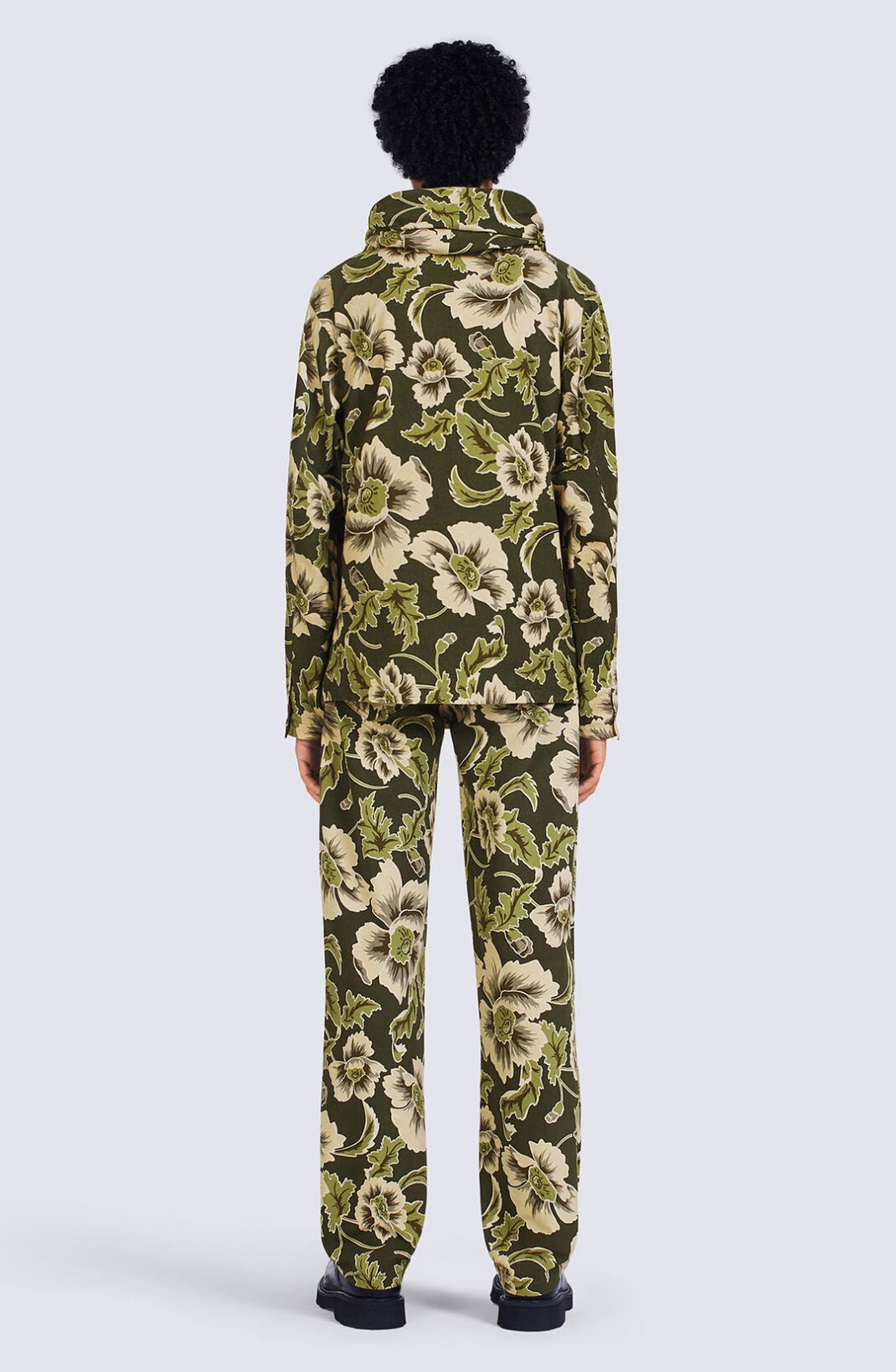 KENZO x Nigo Jungle Camo Velvet Top Dark Khaki