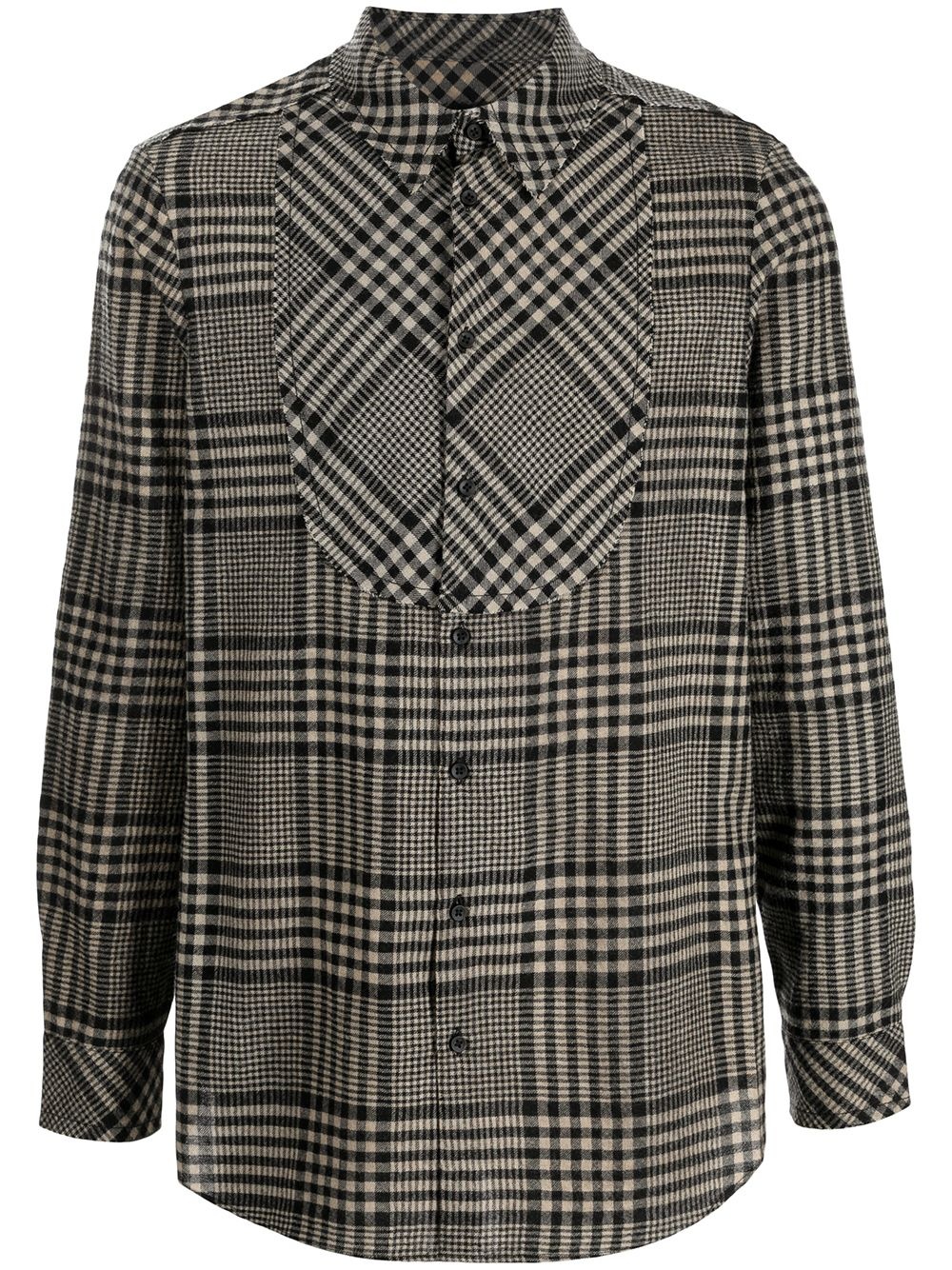 checked wool shirt - 1