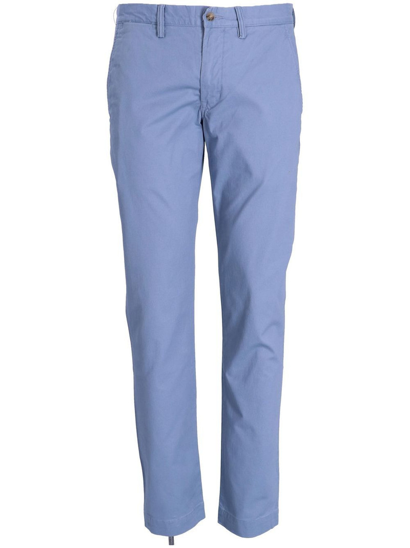 cotton straight-leg trousers 1