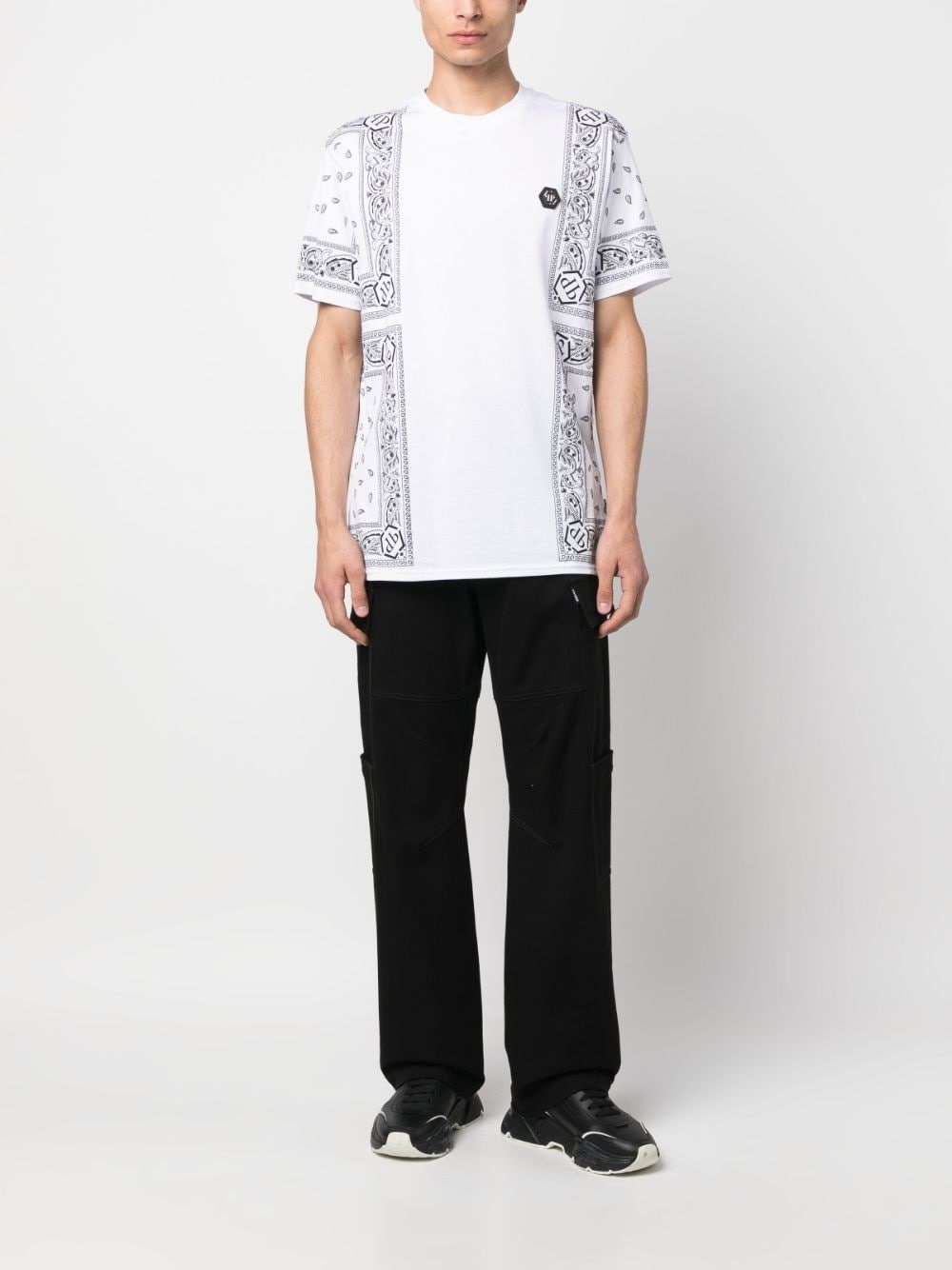 bandana-print short-sleeve T-shirt - 2
