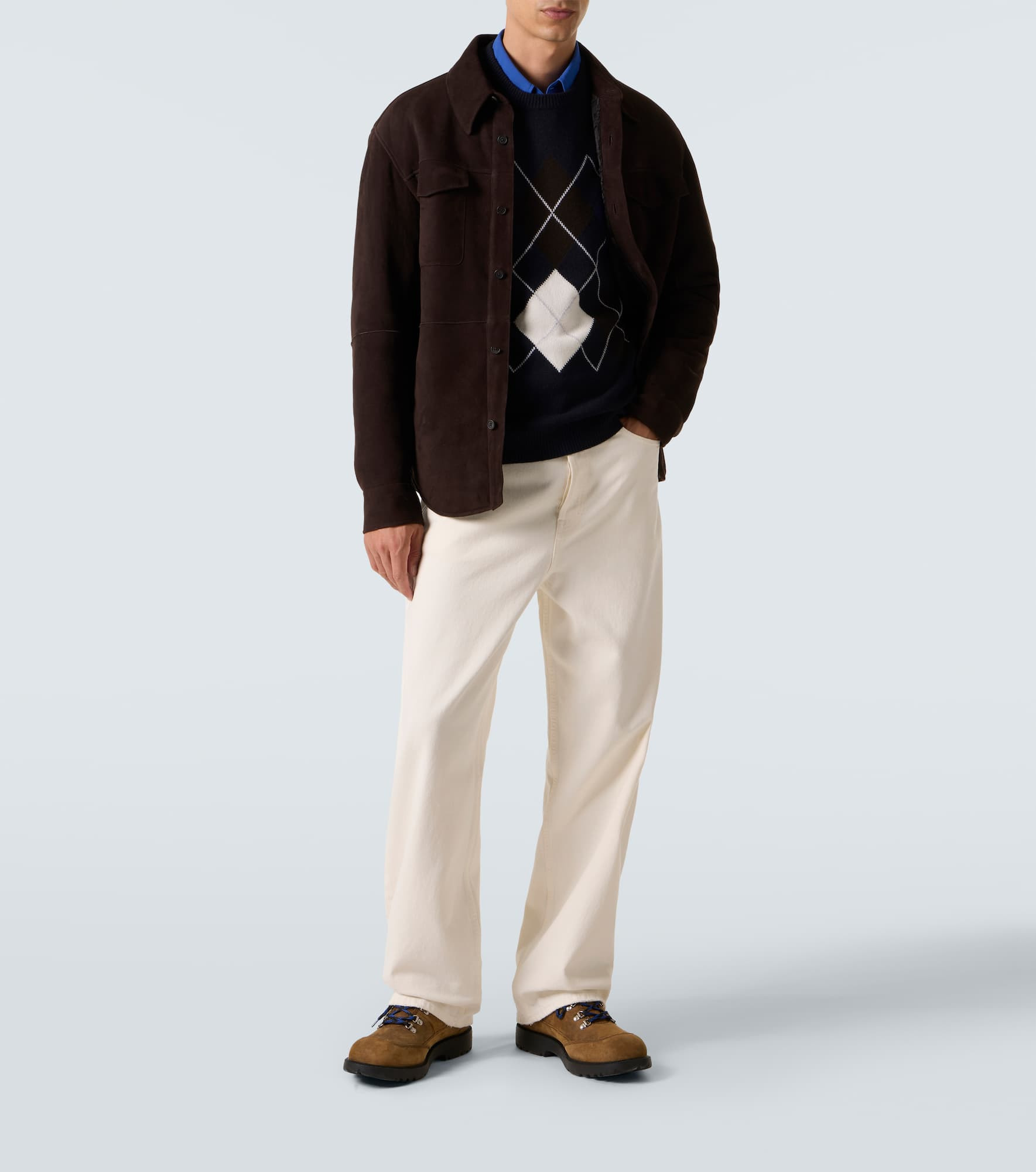 Argyle cashmere sweater - 2