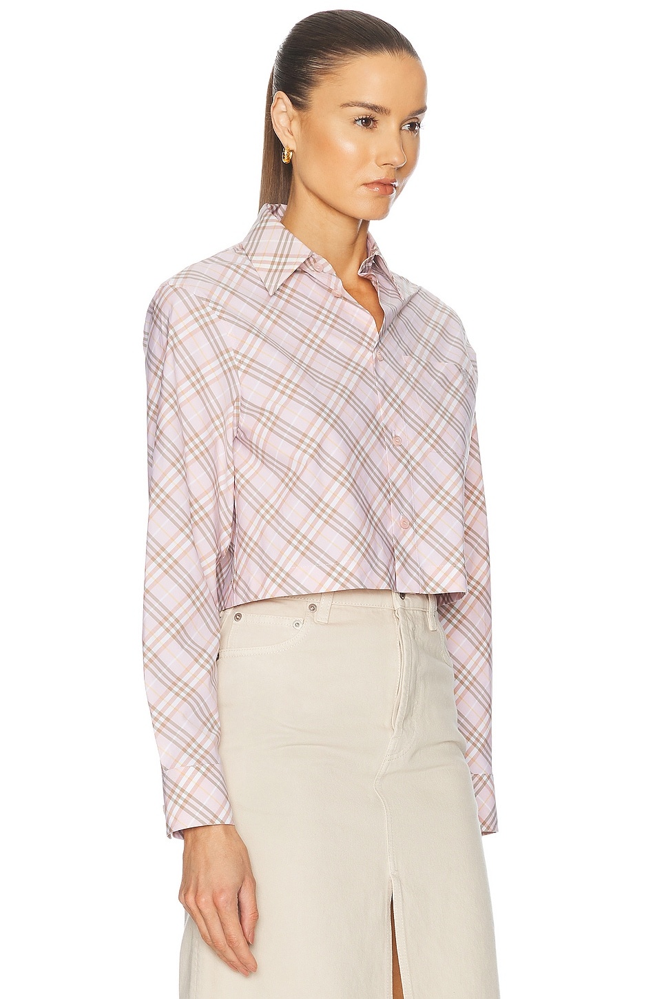 Long Sleeve Button Up Top - 2
