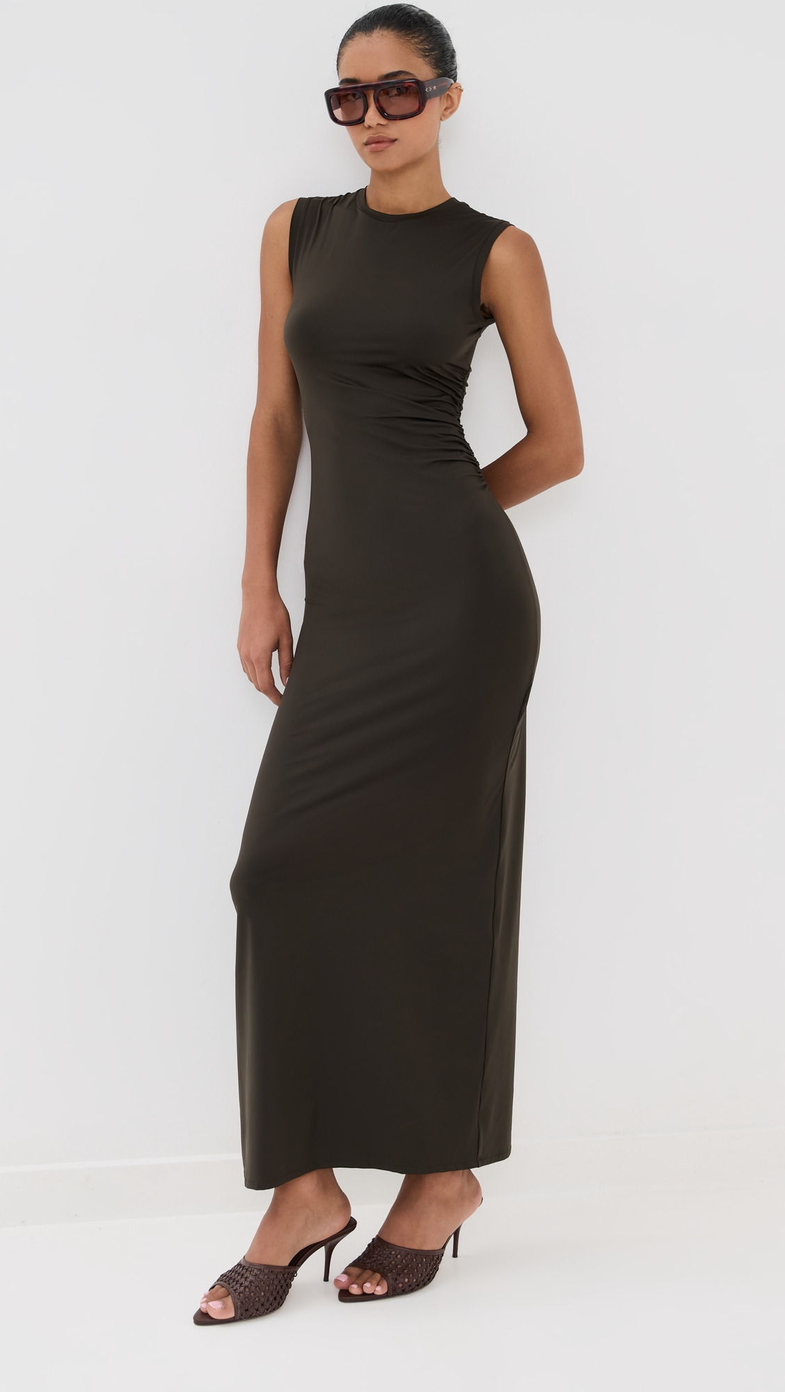 Fluid Jersey Long Dress - 4