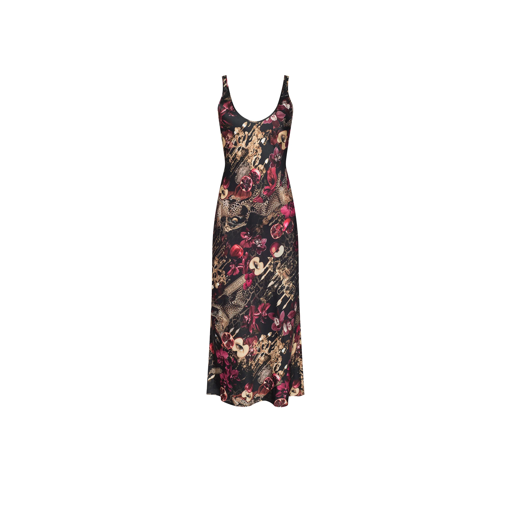 Akiya Satin Maxi Dress - 1