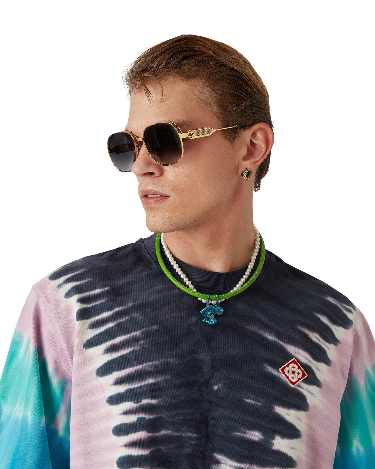 Gradient Tie Dye T-Shirt | Casablanca Paris - 4