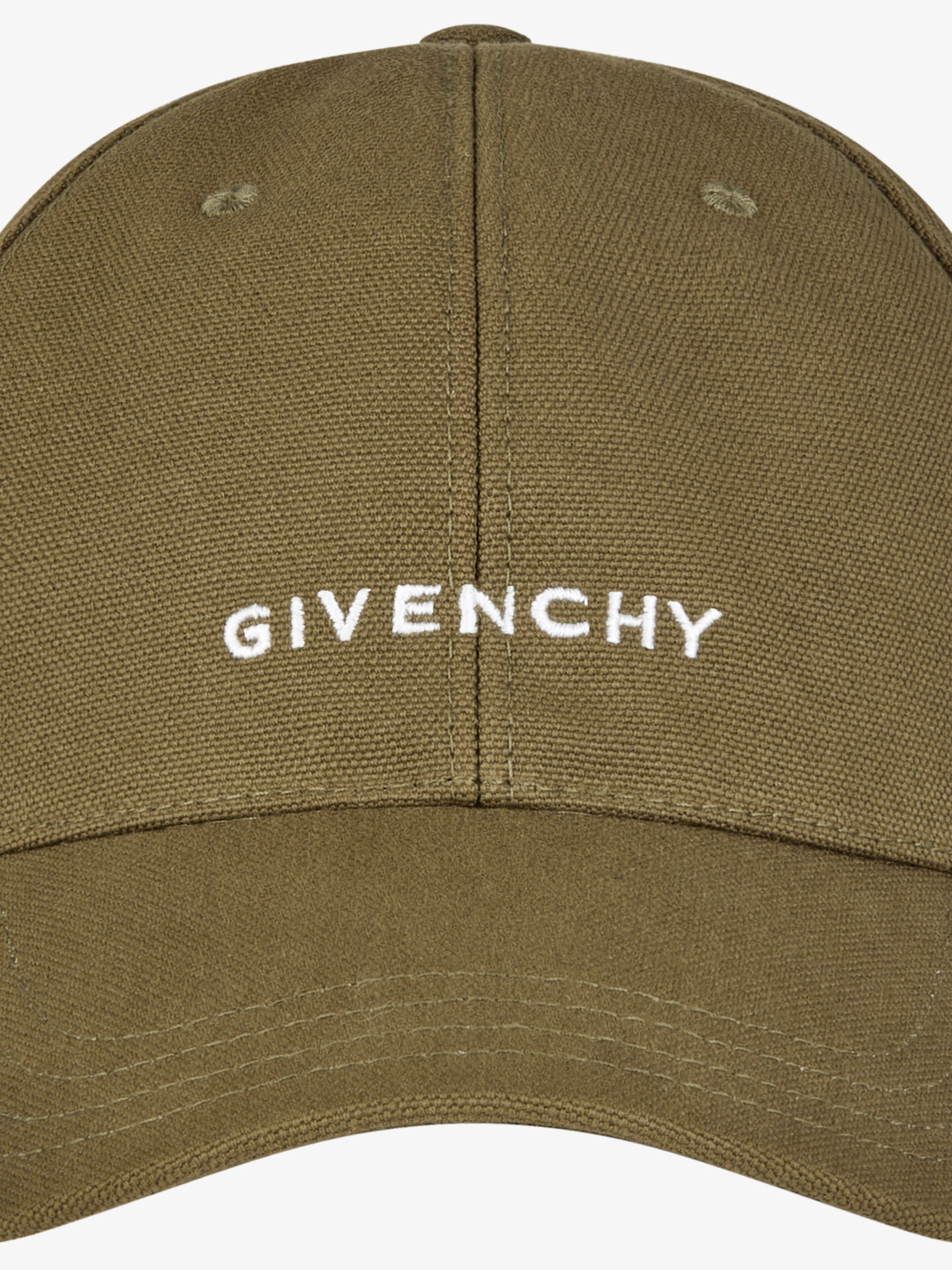 GIVENCHY EMBROIDERED CAP IN RIP AND REPAIR COTTON - 2