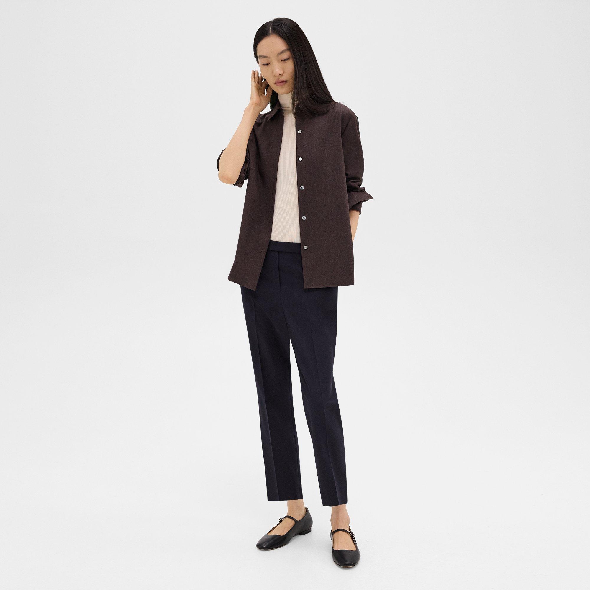 Treeca Pull-On Pant in Sleek Flannel - 3