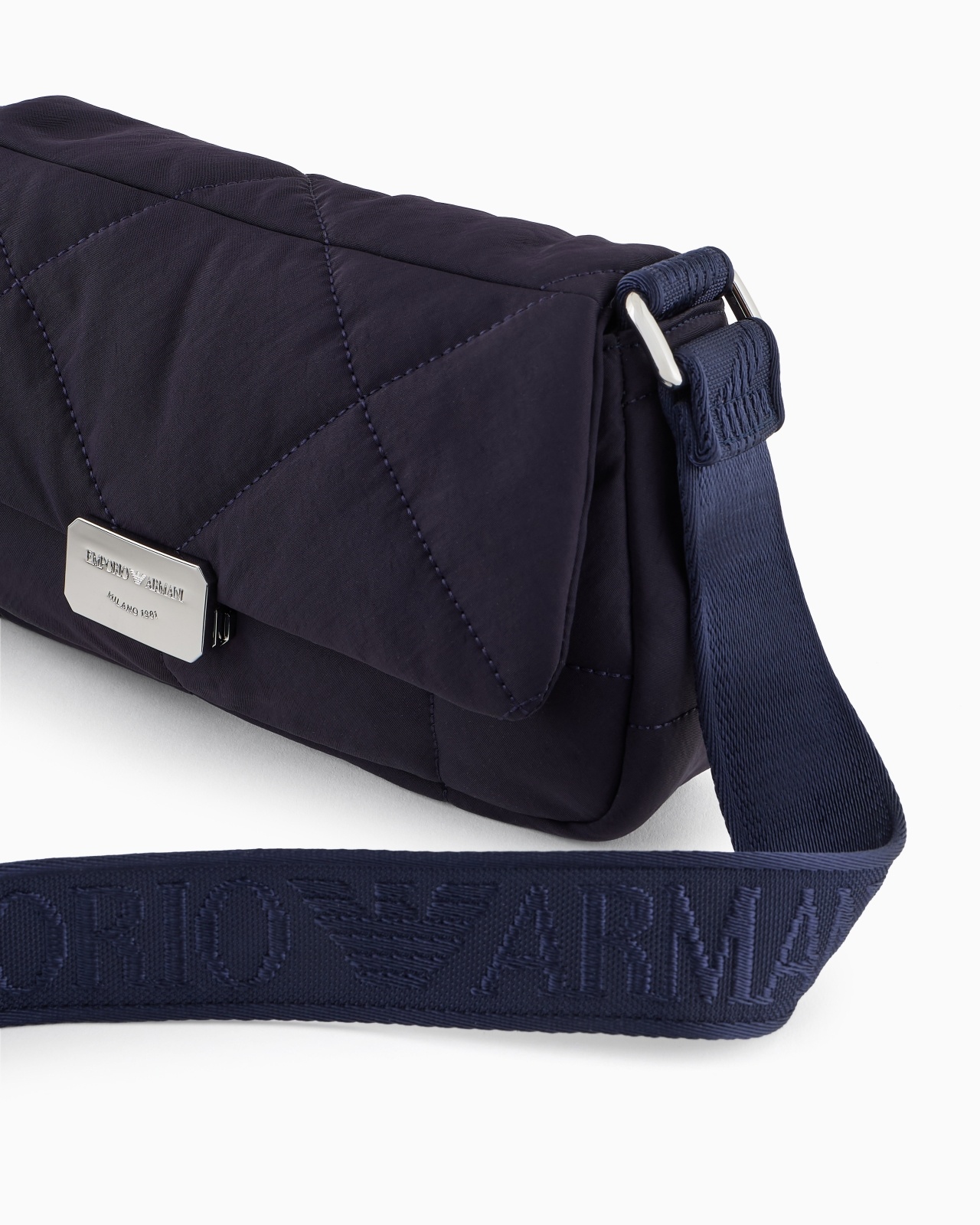 MEDIUM BAGUETTE SHOULDER BAG IN MATELASSÉ NYLON - 5